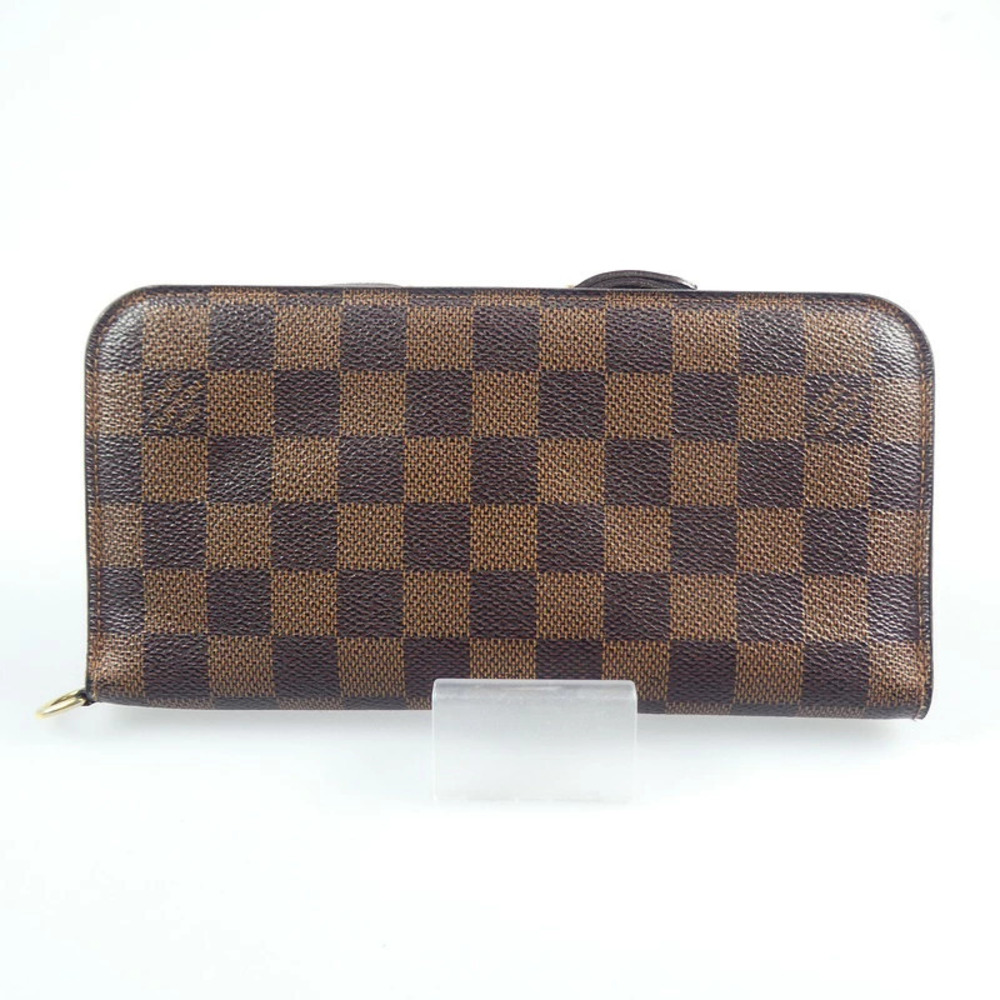 Louis Vuitton Damier Wallet Bi Portefeuille Insolite Long fold Brown